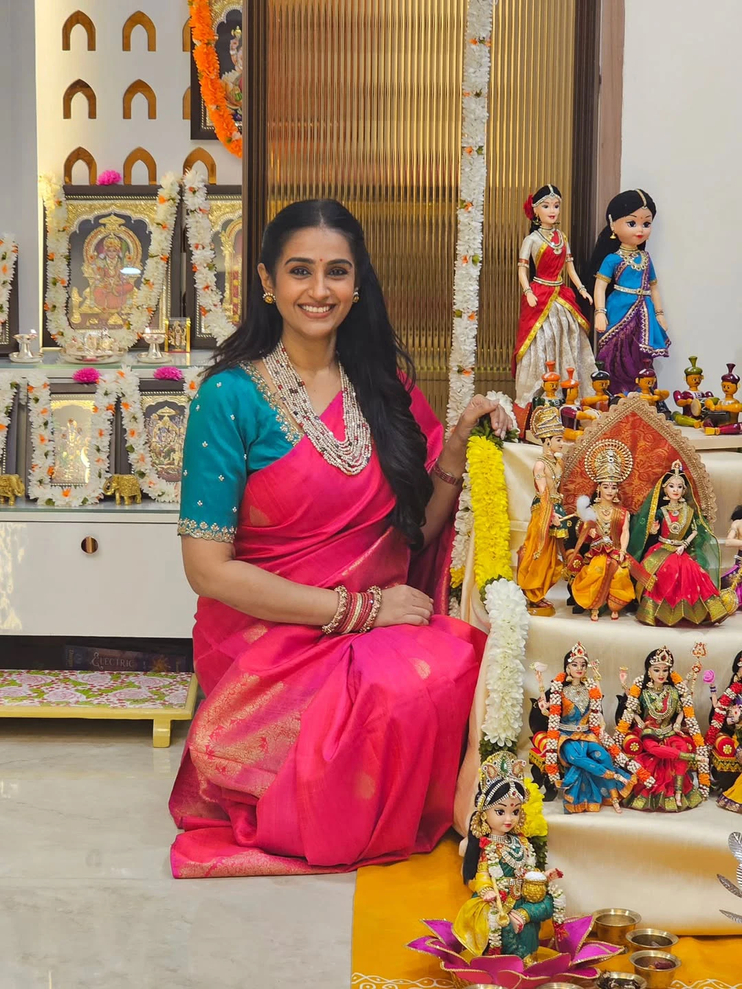 Actress Laya Gorty Sankranthi Bommala Koluvu