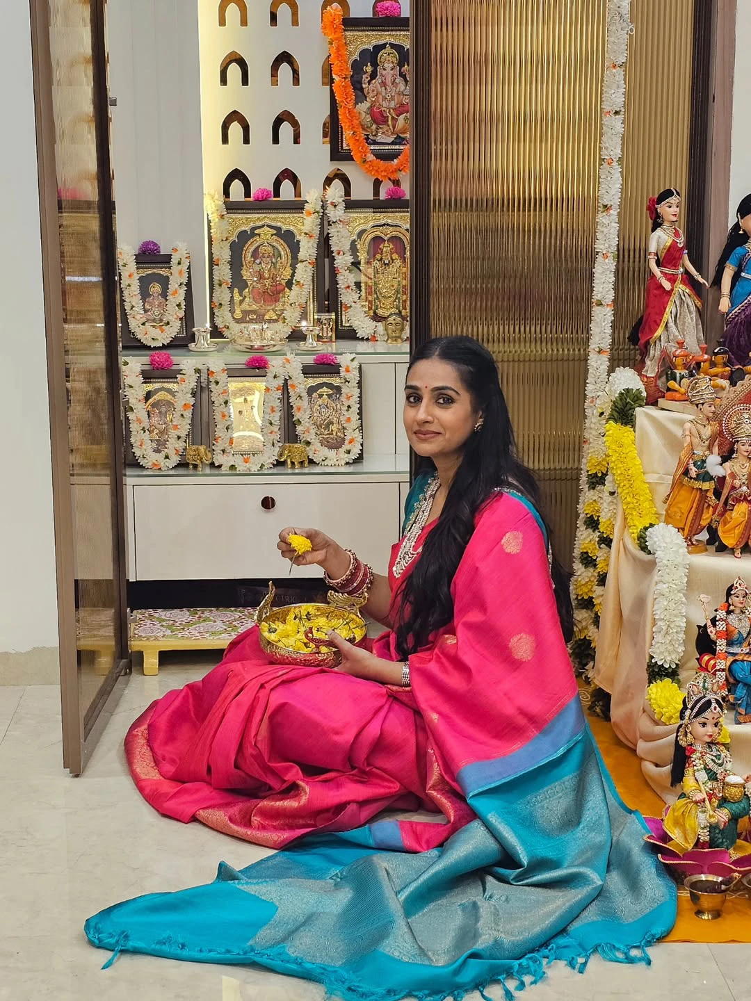 Actress Laya Gorty Sankranthi Bommala Koluvu