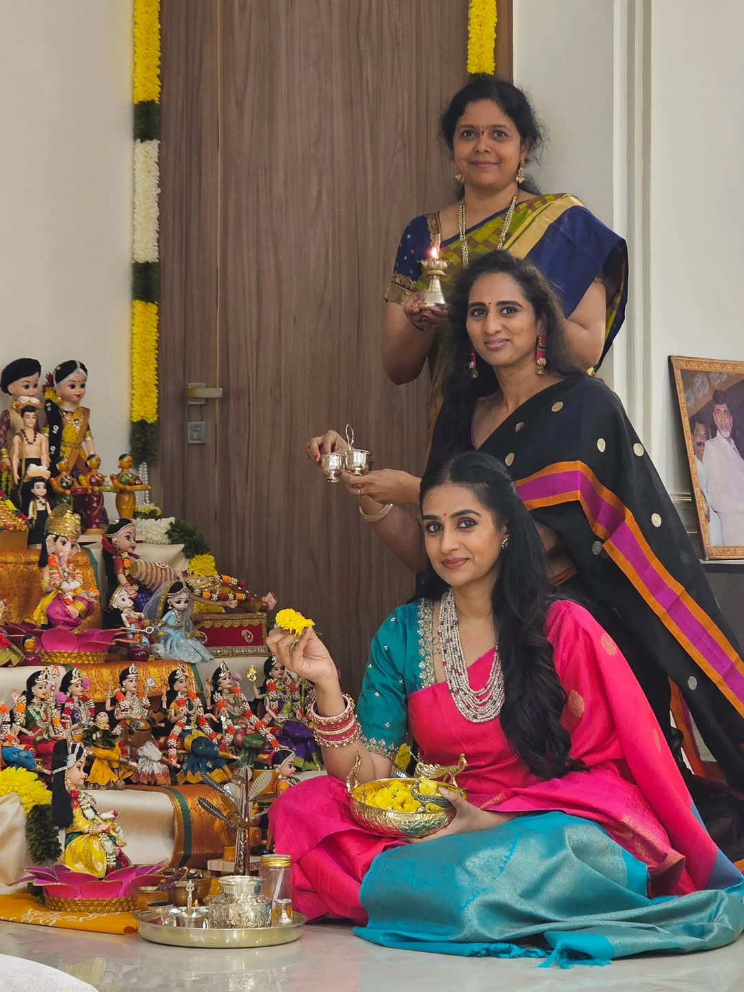 Actress Laya Gorty Sankranthi Bommala Koluvu