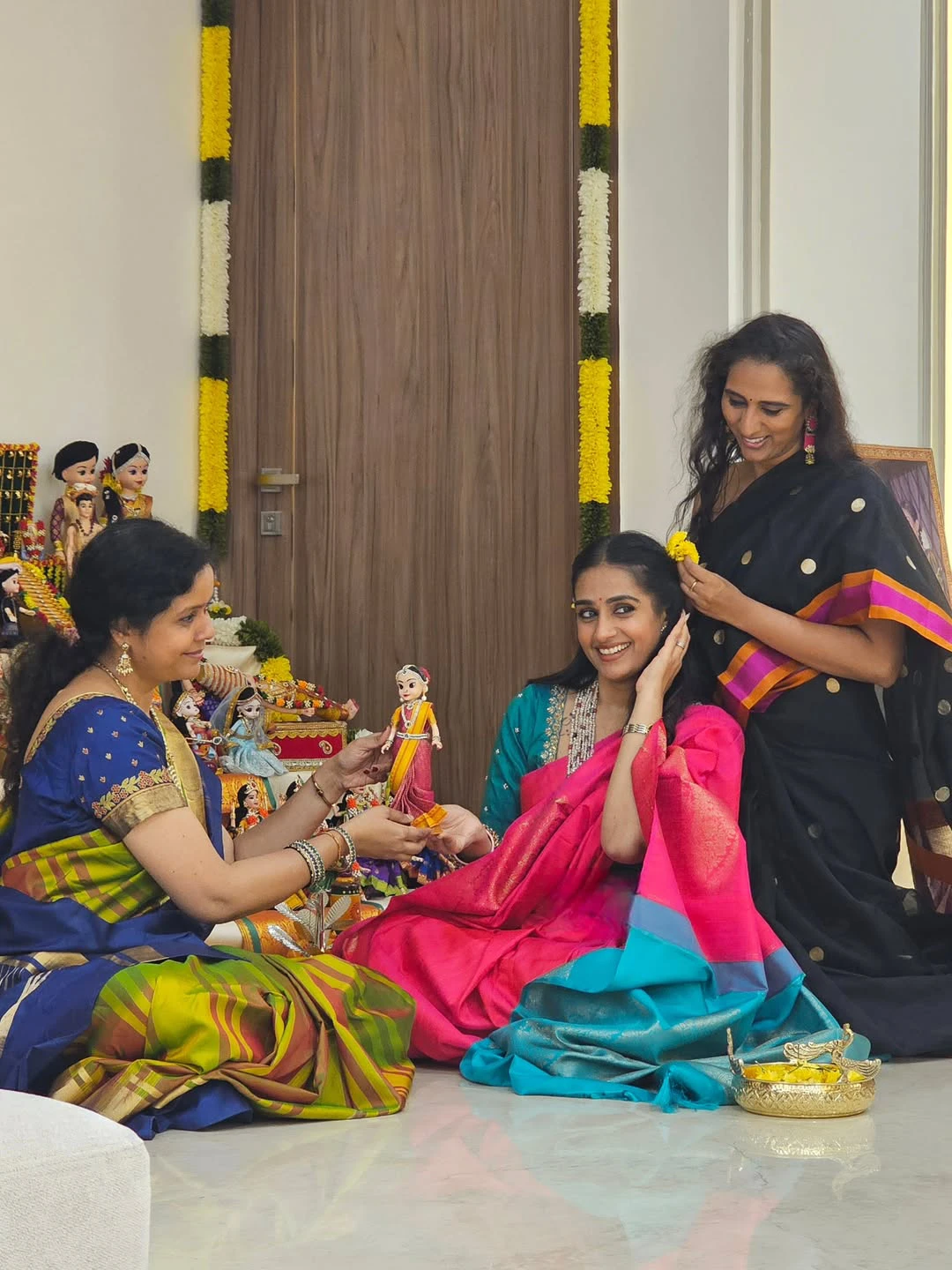 Actress Laya Gorty Sankranthi Bommala Koluvu