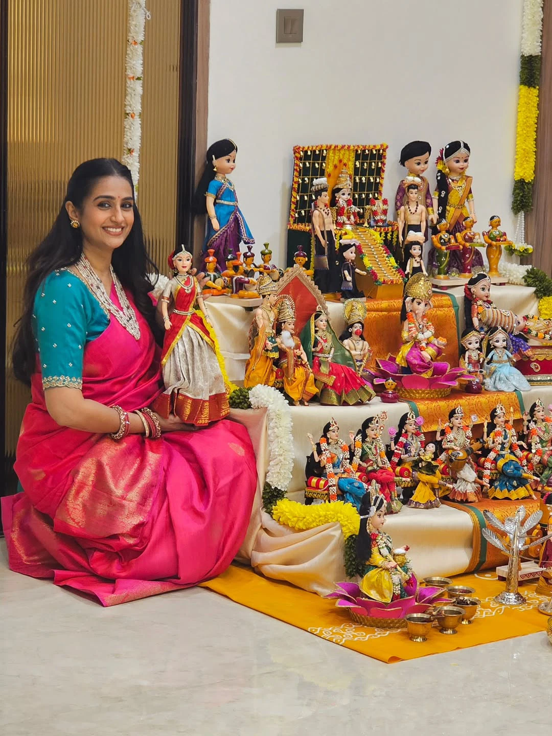 Actress Laya Gorty Sankranthi Bommala Koluvu