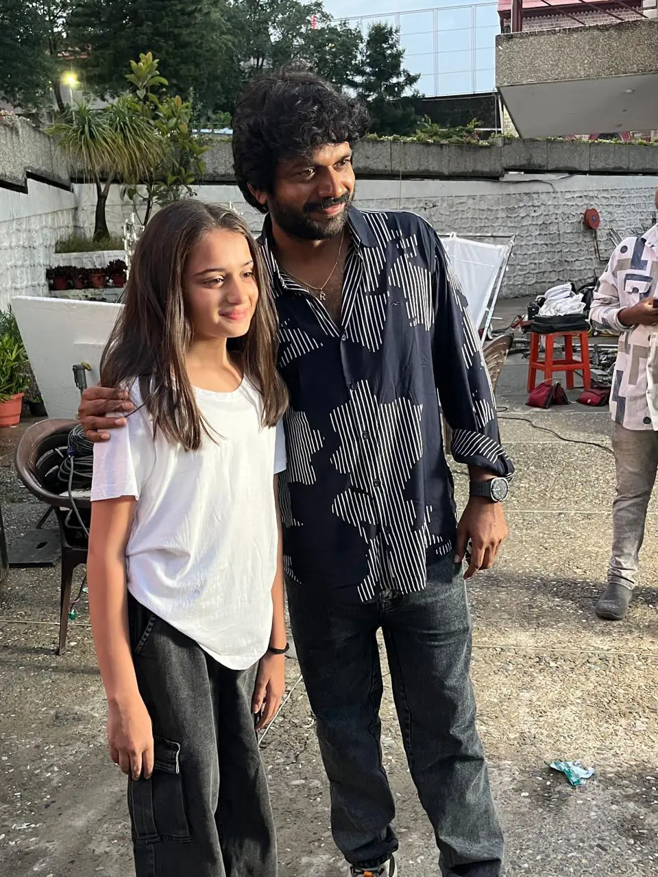 Mana shankara Vara Prasad garu movie child artist Khushi Soni latest photos. (1)