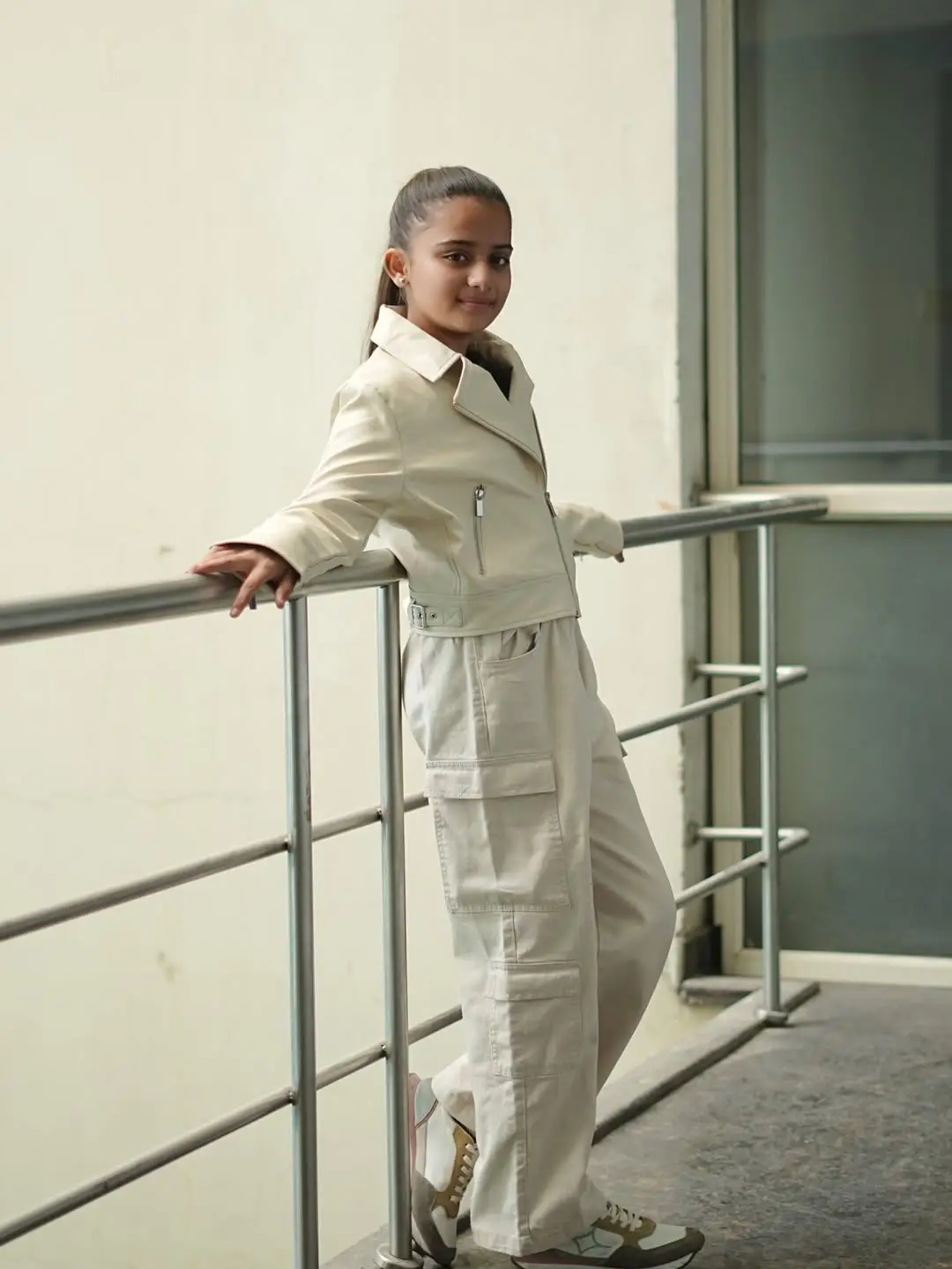 Mana shankara Vara Prasad garu movie child artist Khushi Soni latest photos. (1)