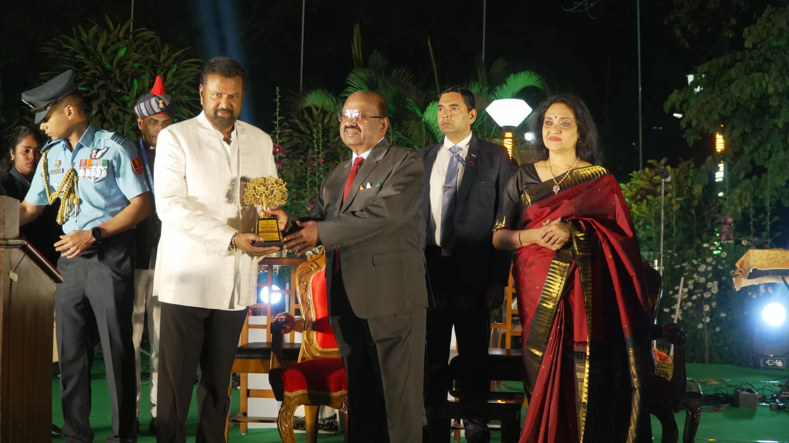 Mohan Babu conferred the prestigious West Bengal Governor’s Award of Excellence