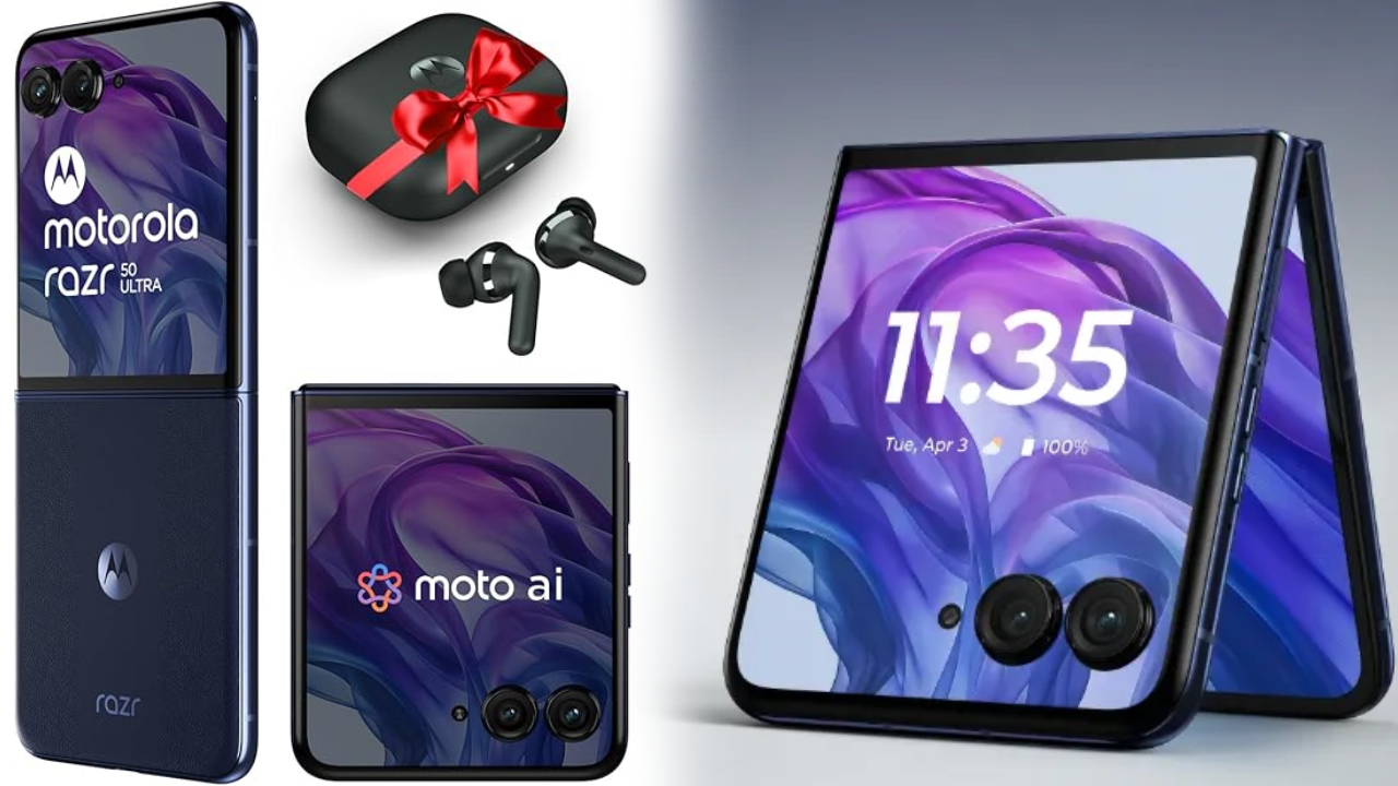 Motorola Razr 50 Ultra : అమెజాన్‌లో అద్భుతమైన ఆఫర్.. ఈ మోటోరోలా ఫోల్డబుల్ ఫోన్‌పై రూ. 39వేలు డిస్కౌంట్.. బ్యాంకు ఆఫర్లు కూడా!