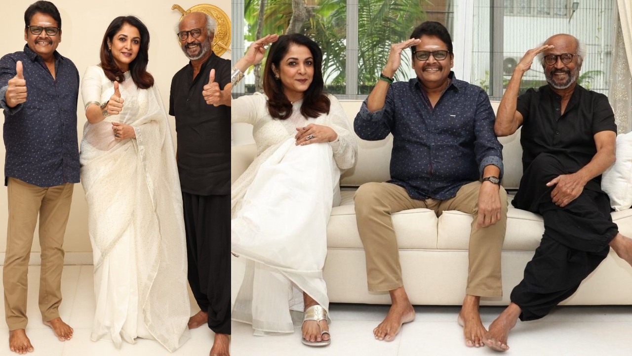 Narasimha Reunion : నరసింహ రీ యూనియన్.. ఒకే ఫ్రేమ్ లో రజినీకాంత్, రమ్యకృష్ణ.. ఫొటోలు వైరల్..