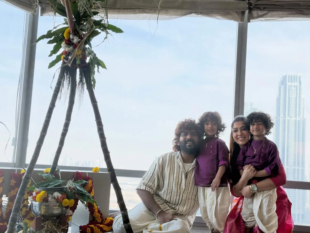 Nayanthara Sankranthi Celebrations with Family
