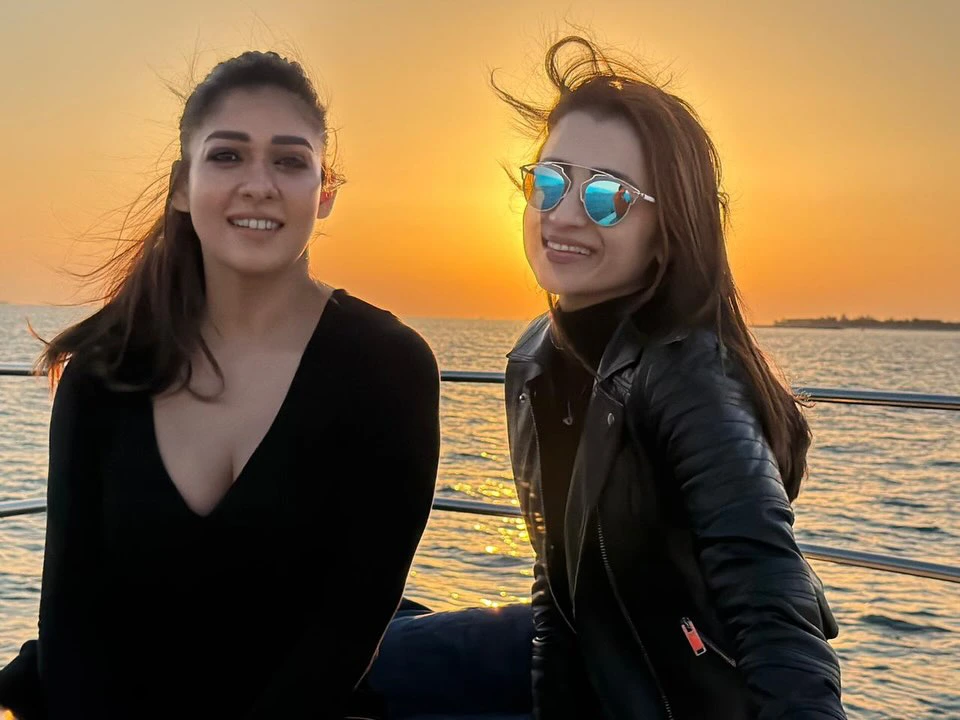 Nayanthara Trisha Krishnan Enjoying in Dubai