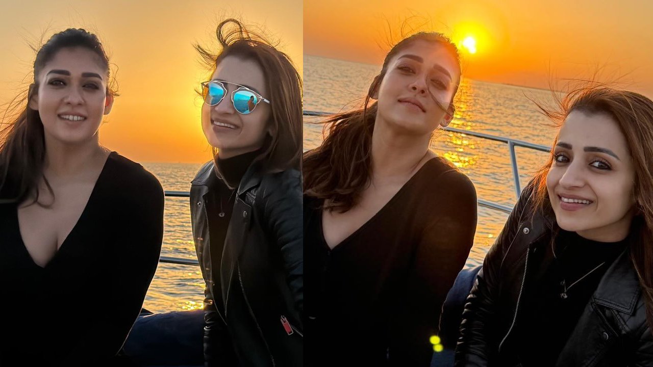 Nayanthara Trisha : దుబాయ్ లో వెకేషన్ ఎంజాయ్ చేస్తున్న నయనతార, త్రిష.. ఒకే ఫ్రేమ్ లో ఇద్దరు స్టార్ హీరోయిన్స్..