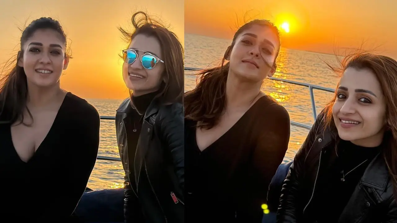 Nayanthara Trisha Krishnan Enjoying in Dubai