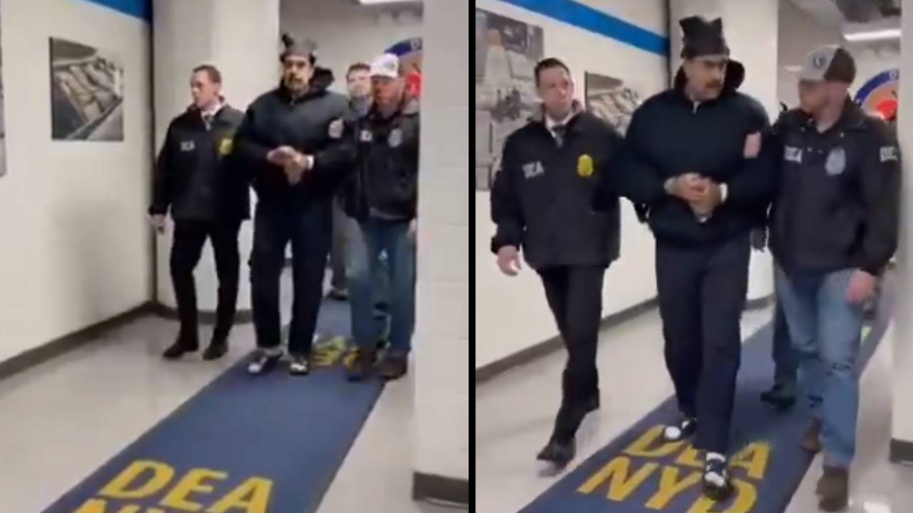 Nicolas Maduro : అరెస్టు చేసి తీసుకెళ్తున్న యూఎస్ అధికారులతో మదురో అన్నమాటలు ఇవే.. వీడియో వైరల్