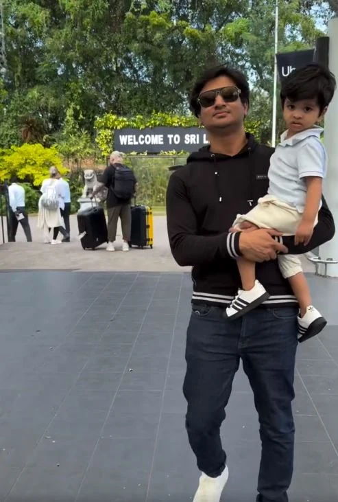 Nikhil Siddhartha Enjoying Vacation in Sri Lanka with Wife and Son