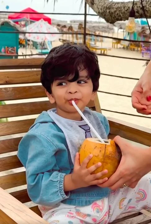 Nikhil Siddhartha Enjoying Vacation in Sri Lanka with Wife and Son