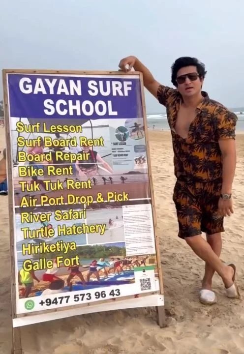 Nikhil Siddhartha Enjoying Vacation in Sri Lanka with Wife and Son