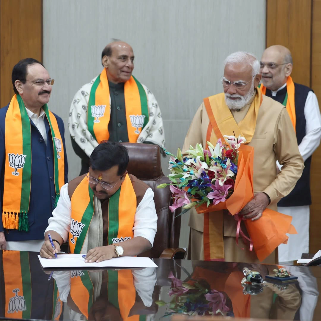 Nitin Nabin Takes Charge As Bjp National President