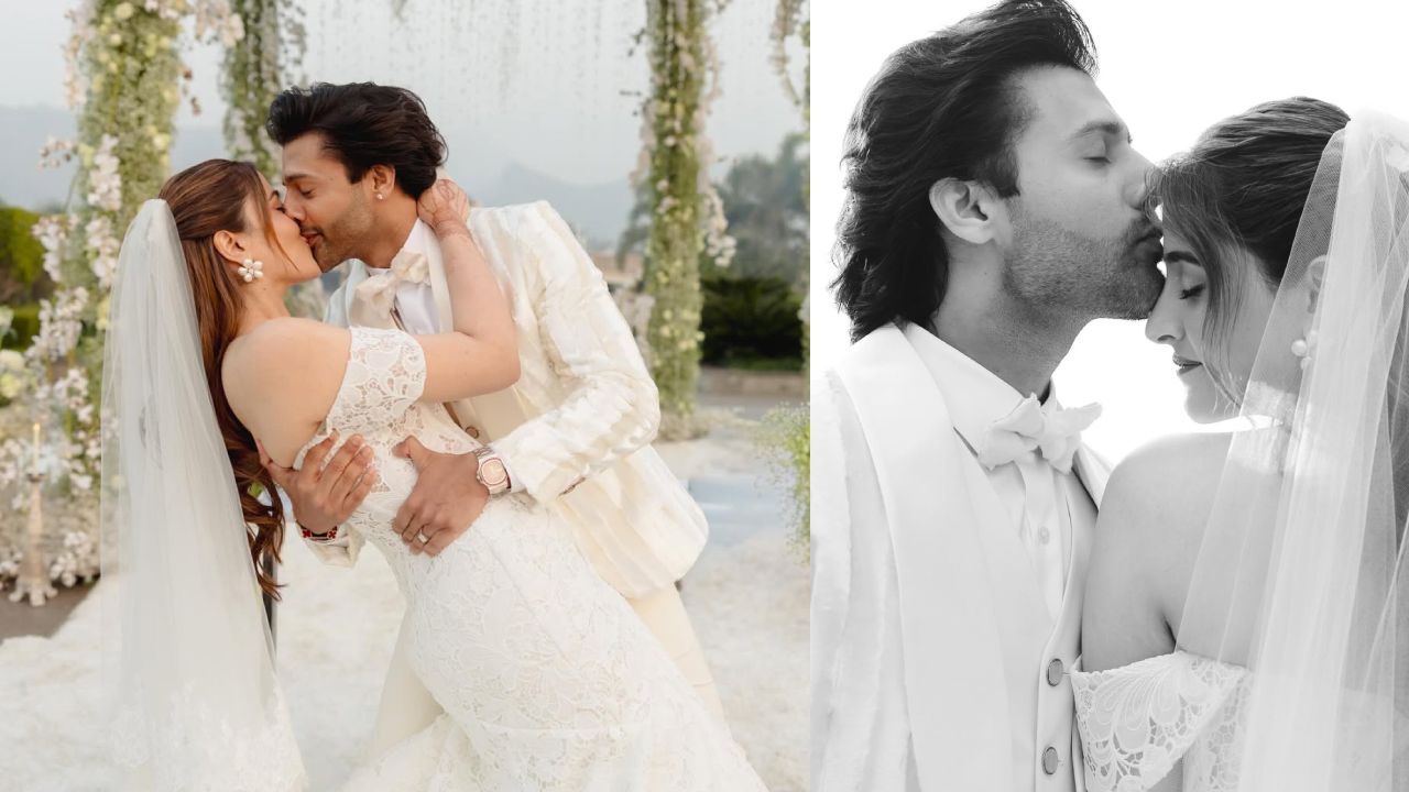 Nupur Sanon : పెళ్లి చేసుకున్న హీరోయిన్.. లిప్ కిస్ ఇస్తూ.. ఫొటోలు వైరల్..