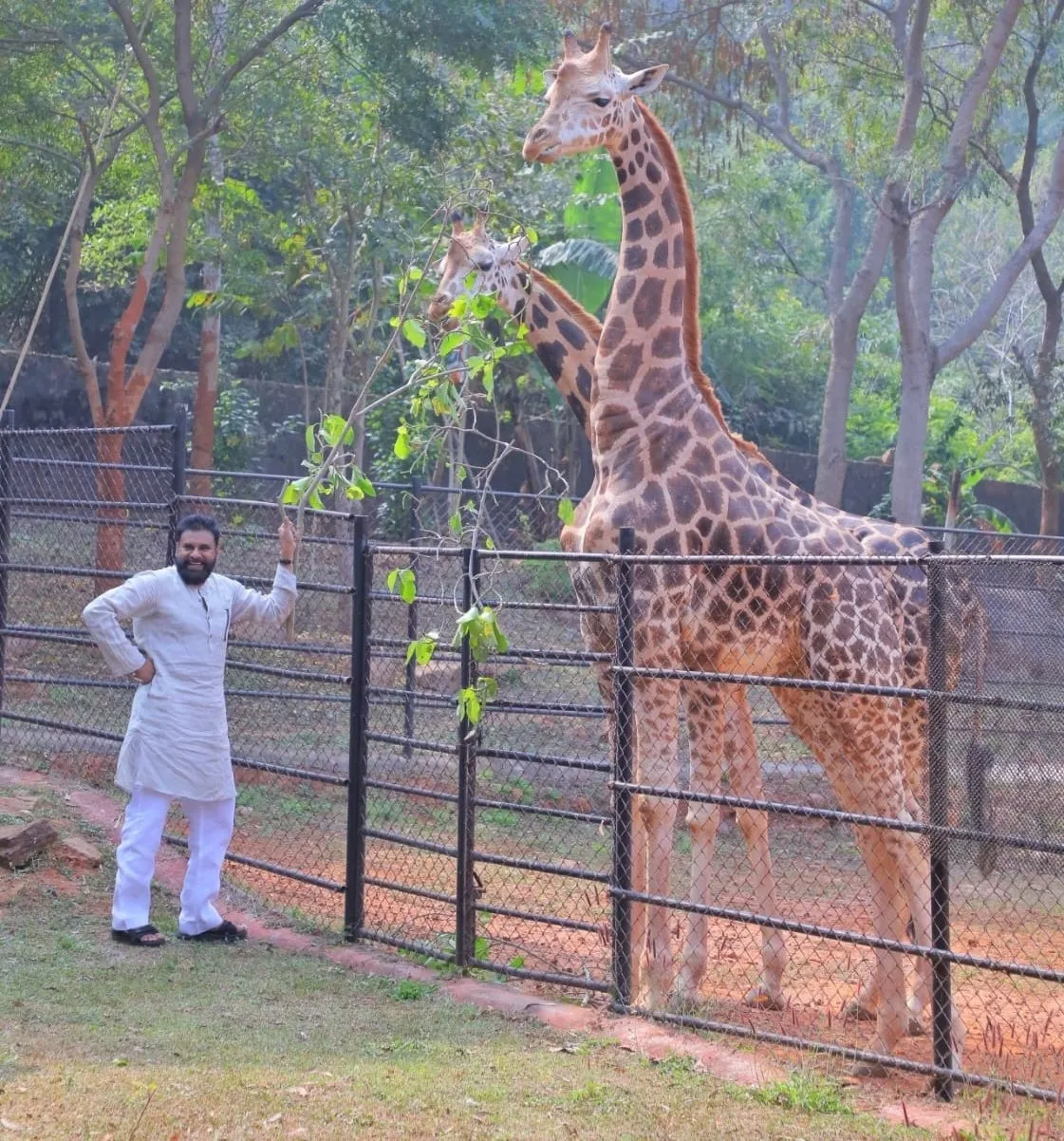 Pawan Kalyan Visits Vizag Zoo Park
