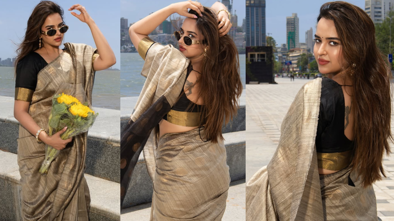 Poojitha Ponnada: సొగసు తీగలా హొయలు పోతున్న పూజిత.. గ్లామర్ ఫొటోస్