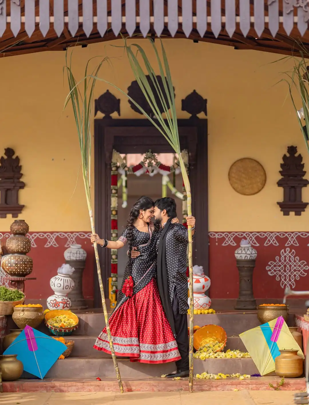 Priyanka Jain Sankranthi special Photos with her Boy Friend Shivakumar