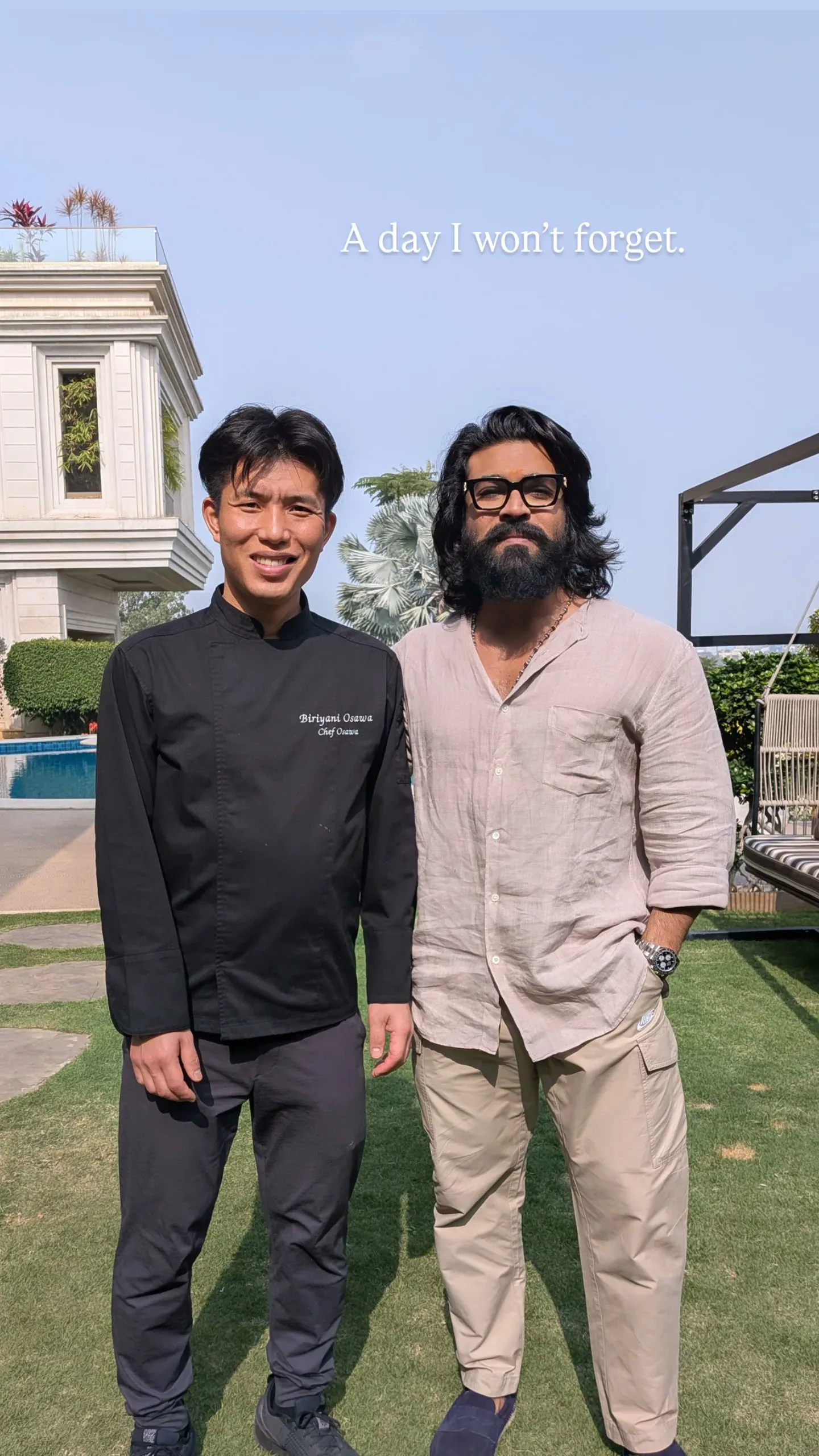 Biryani Festival in Ram Charan House