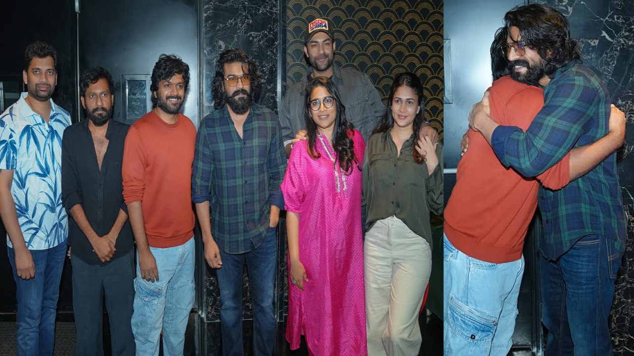 Mana ShankaraVaraprasad garu: మన శంకరవరప్రసాద్ గారు మూవీ చుసిన రామ్ చరణ్.. ఫొటోలు