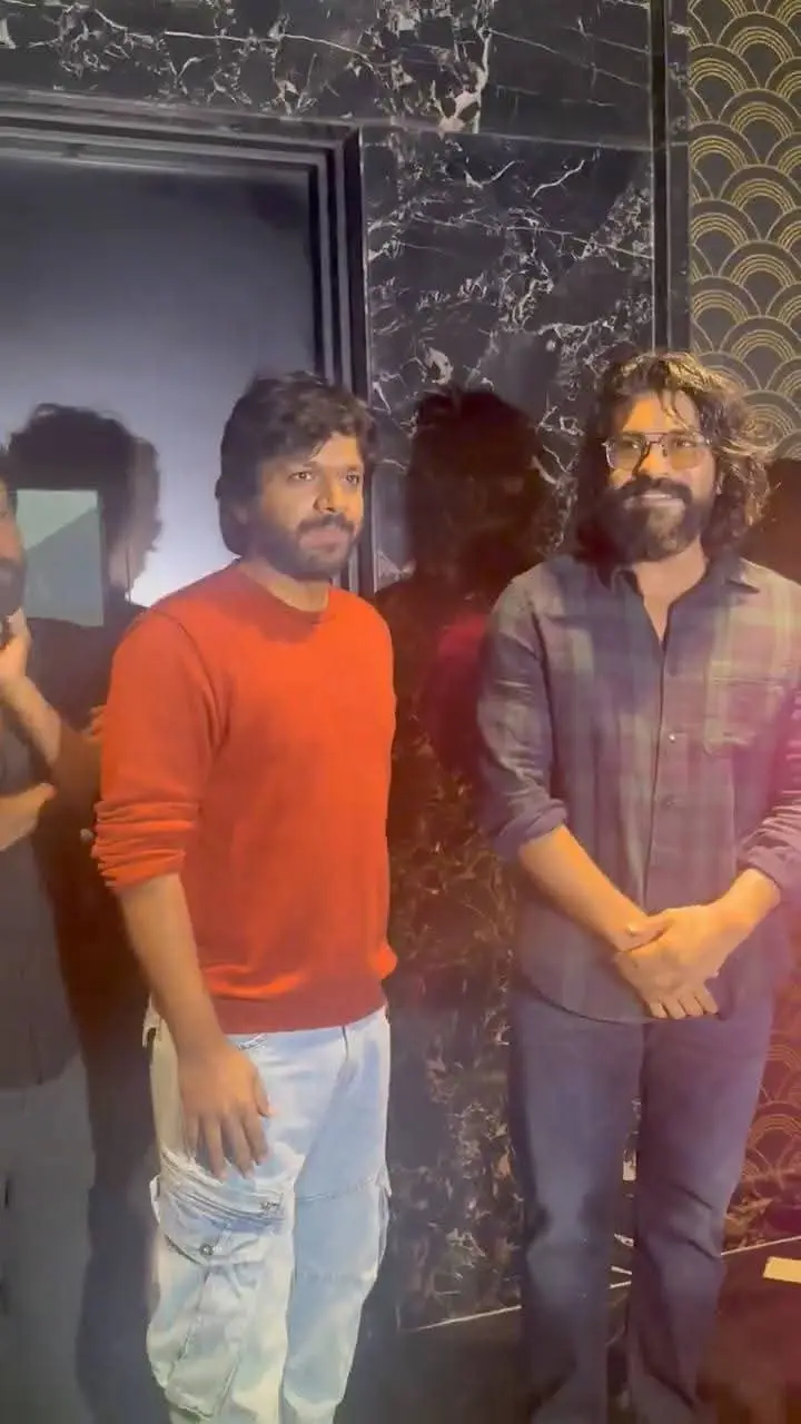 Ram Charan watched Mana ShankaraVaraprasad garu movie. (1)