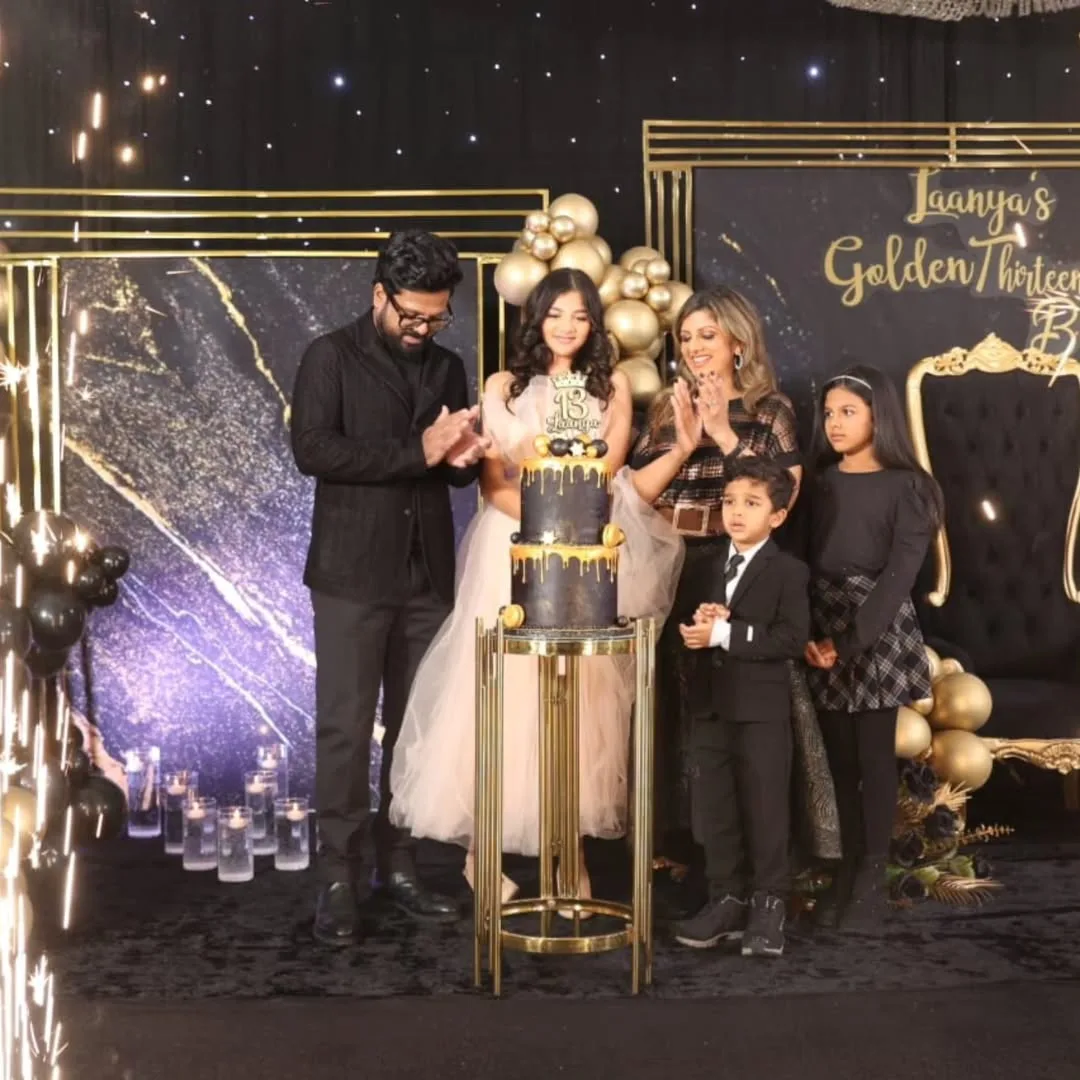 Rambha Daughter Laanya Birthday Celebrations