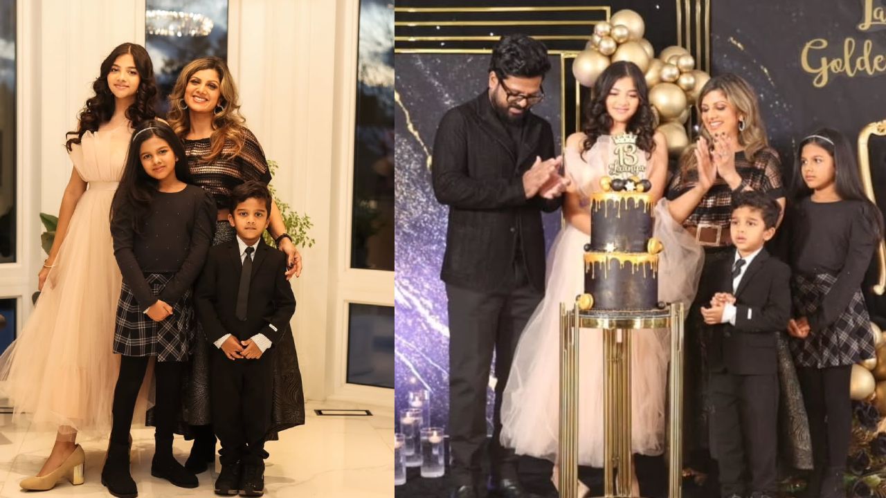 Rambha Daughter Laanya Birthday Celebrations