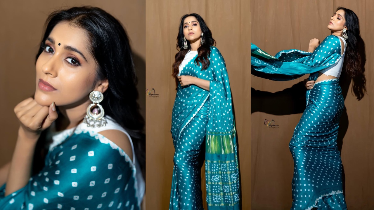 Rashmi Gautam : చీరలో జ‌బ‌ర్ద‌స్త్ యాంక‌ర్ ర‌ష్మీ ఫోజులు చూశారా?