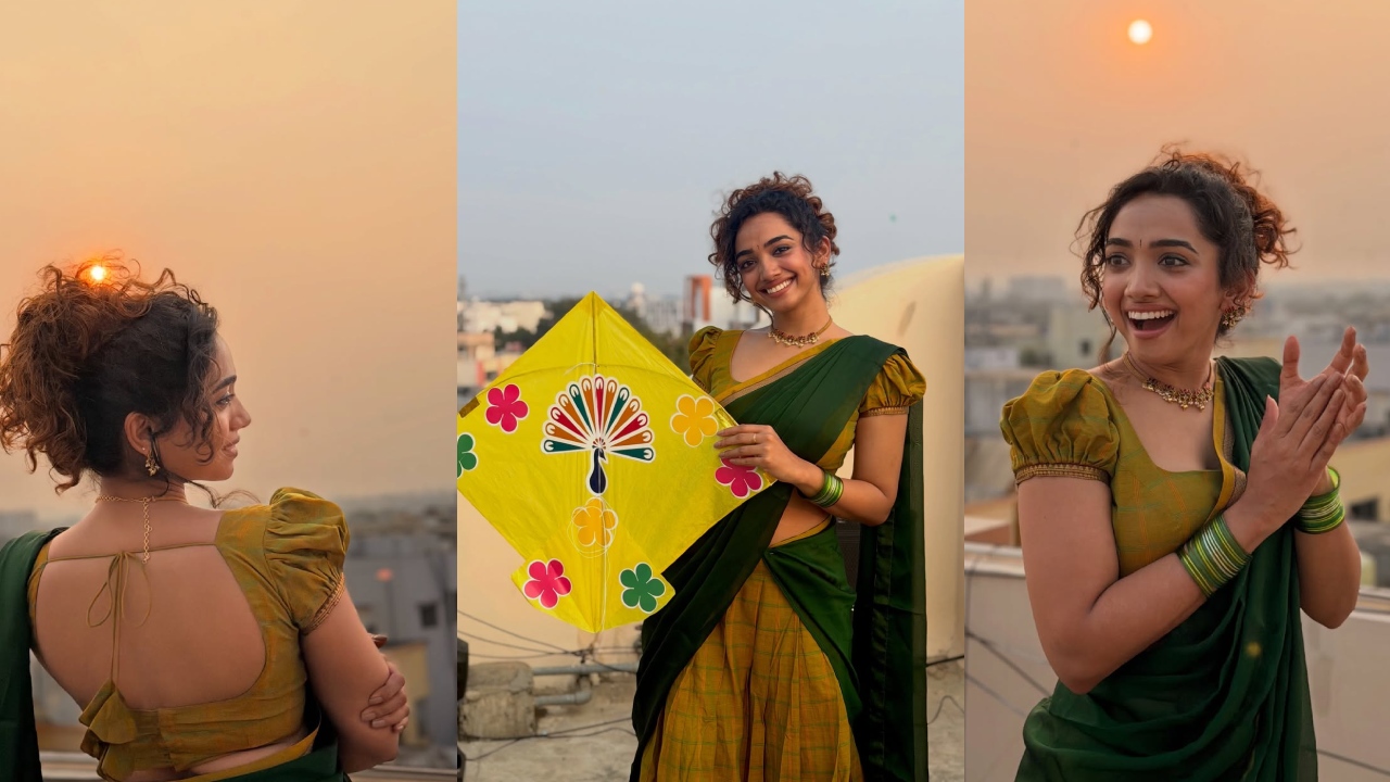 Saanve Megghana : ‘అనగనగా ఒక రాజు’లో ఐటెం సాంగ్ చేసింది ఈ హీరోయినే.. సంక్రాంతి సెలబ్రేషన్స్ ఫొటోలు..