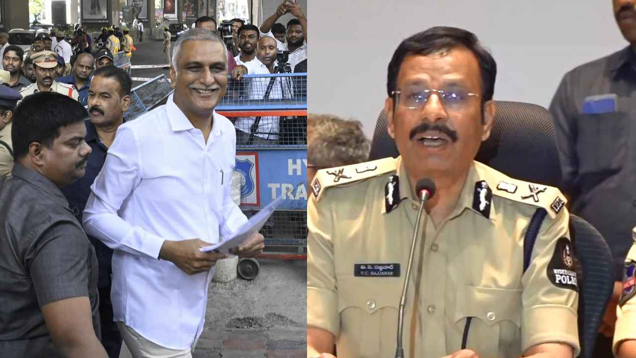 Sajjanar: ఫోన్ ట్యాపింగ్ కేసులో హరీశ్ రావు విచారణపై సిట్ చీఫ్ సజ్జనార్ కీలక ప్రకటన