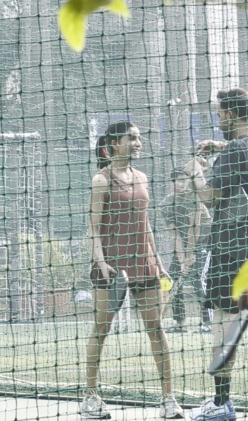 Samantha Playing Pickle Ball with her Husband Raj Nidimoru