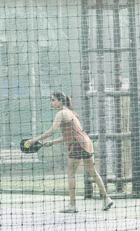 Samantha Playing Pickle Ball with her Husband Raj Nidimoru