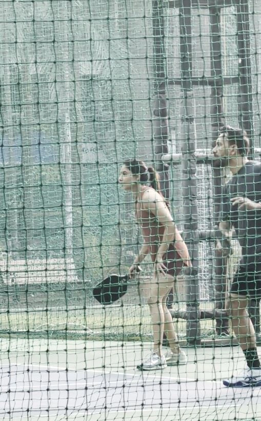 Samantha Playing Pickle Ball with her Husband Raj Nidimoru