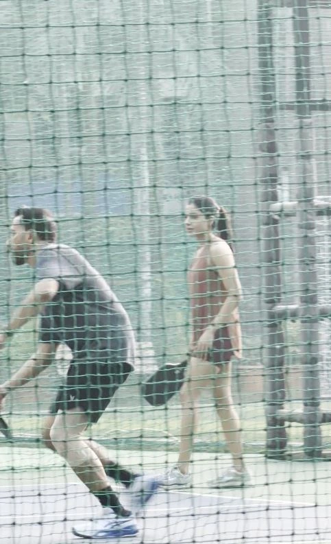 Samantha Playing Pickle Ball with her Husband Raj Nidimoru