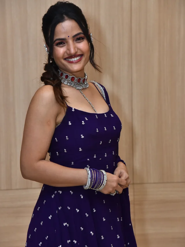 Siri Hanumanthu Stunning Looks at Nari Nari Naduma Murari Success Celebrations