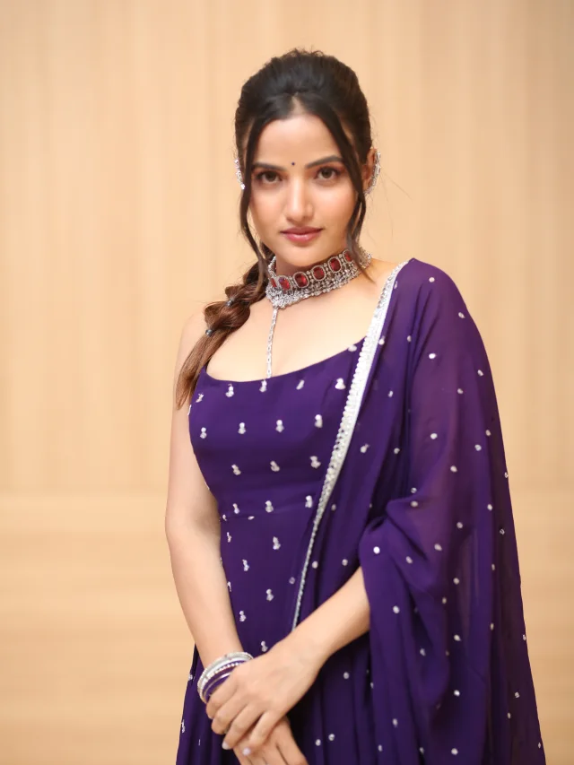 Siri Hanumanthu Stunning Looks at Nari Nari Naduma Murari Success Celebrations