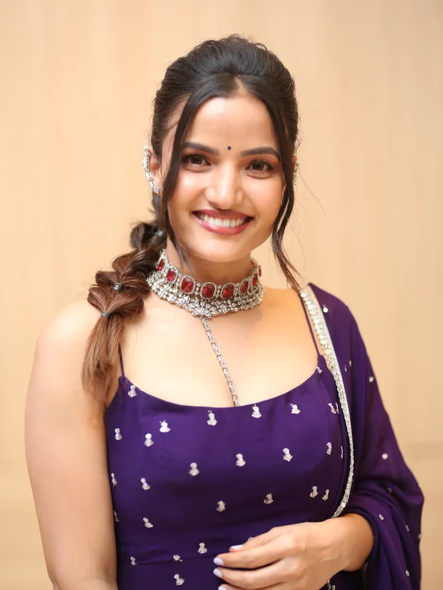 Siri Hanumanthu Stunning Looks at Nari Nari Naduma Murari Success Celebrations