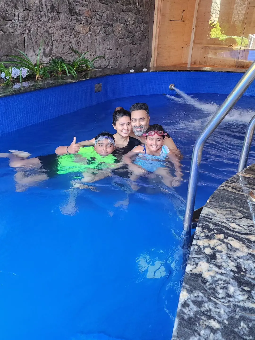 Sneha Enjoying Vacation with Family