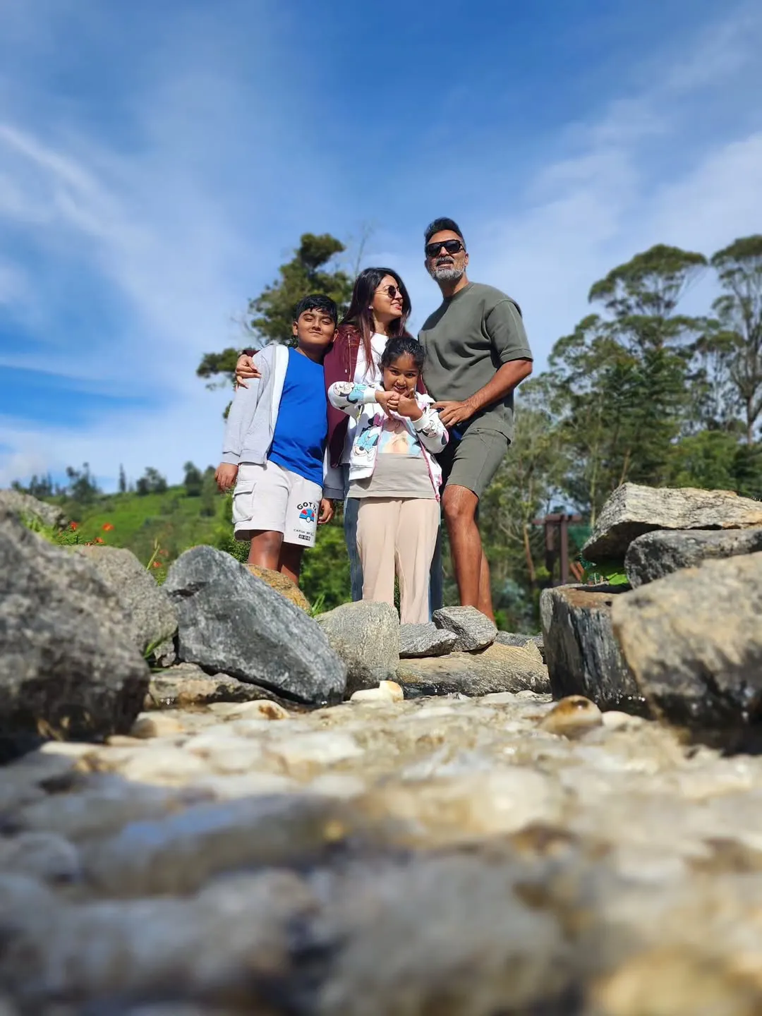 Sneha Enjoying Vacation with Family