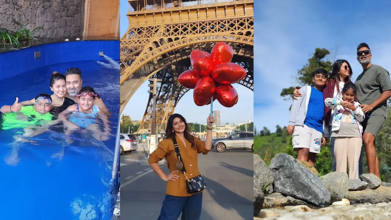 Sneha Enjoying Vacation with Family