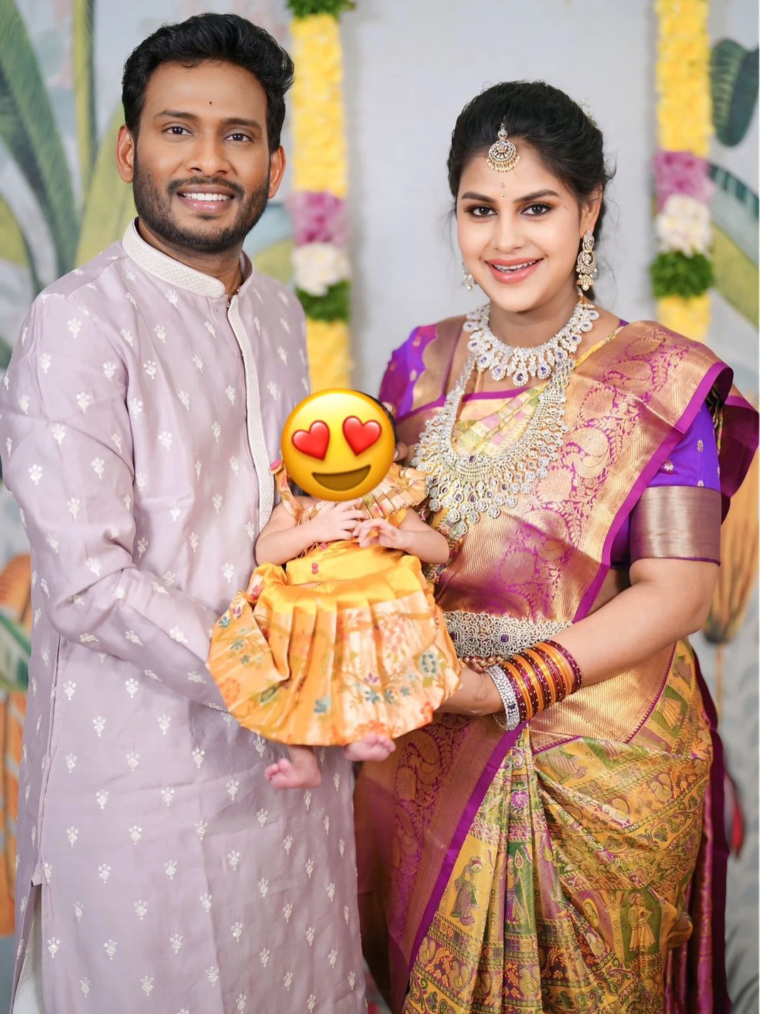 Bigg Boss Soniya Shares her Daughter Cradle Ceremony Photos