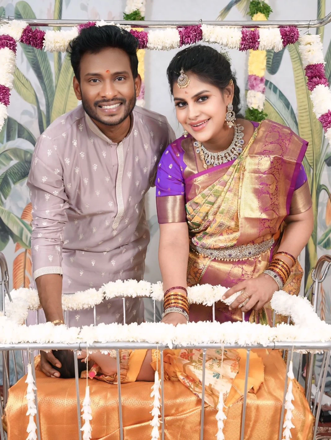 Bigg Boss Soniya Shares her Daughter Cradle Ceremony Photos