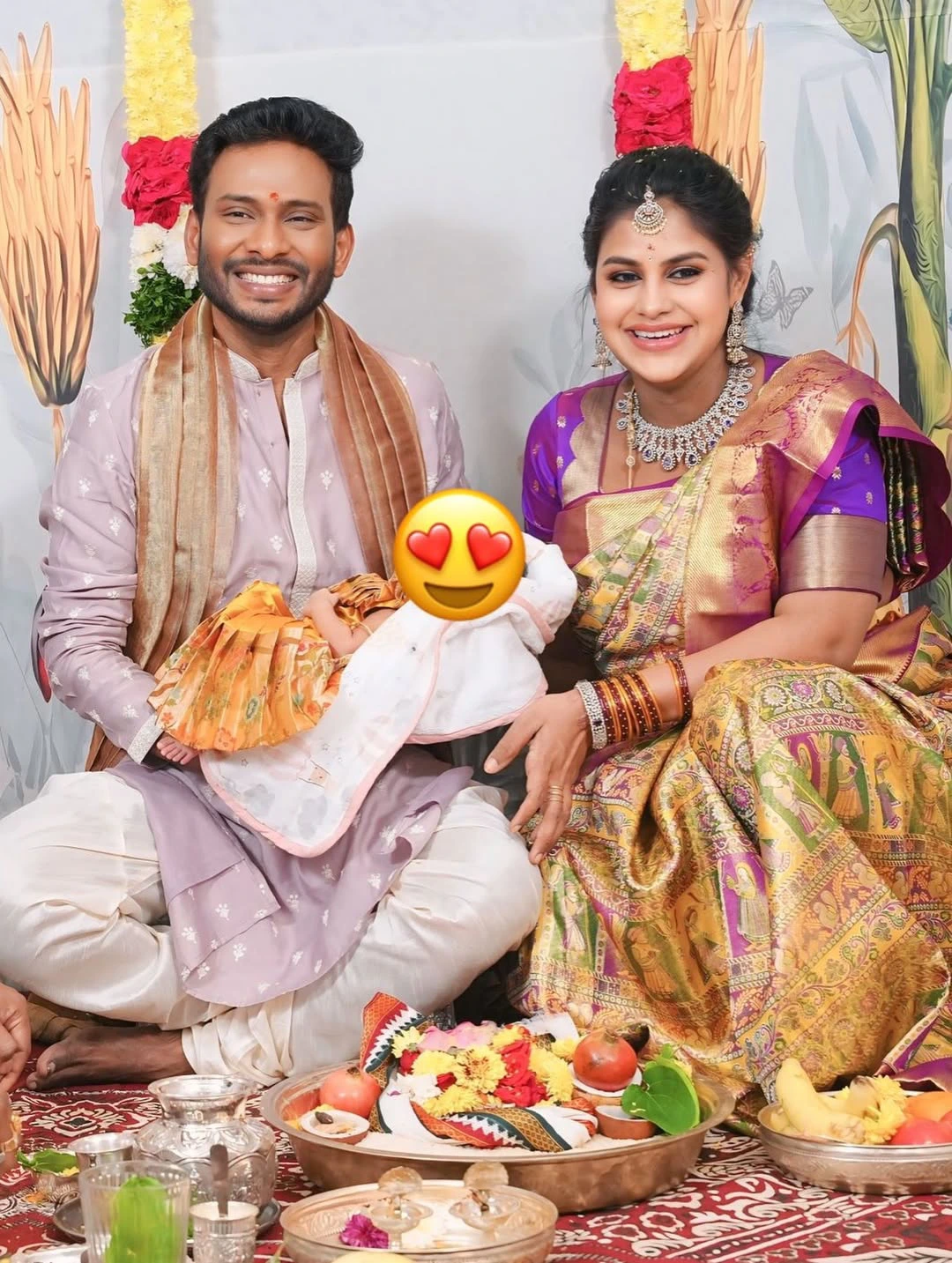 Bigg Boss Soniya Shares her Daughter Cradle Ceremony Photos