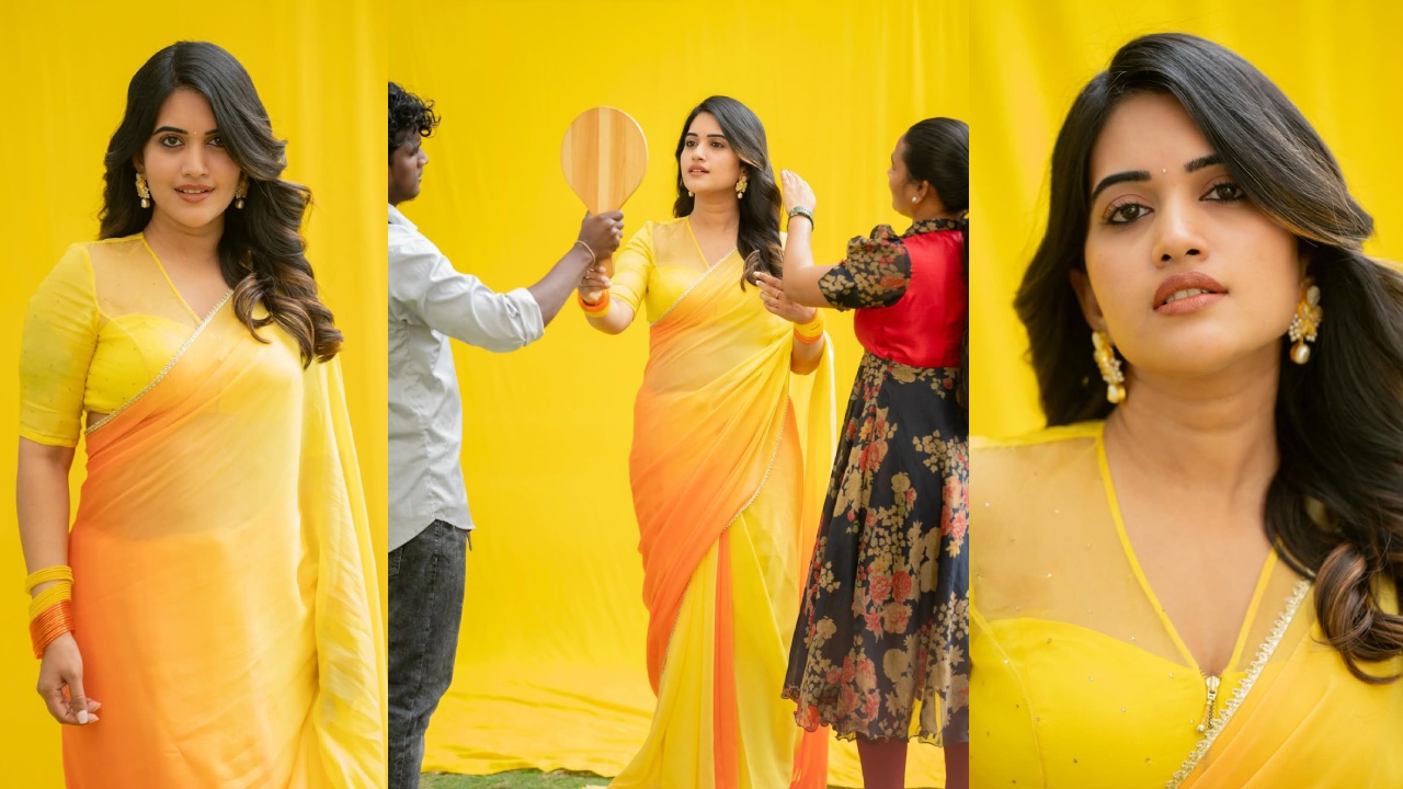 Sravanthi Chokarapu : పసుపు చీరలో యాంకర్ స్రవంతి పరువాలు.. ఫొటోలు వైరల్..