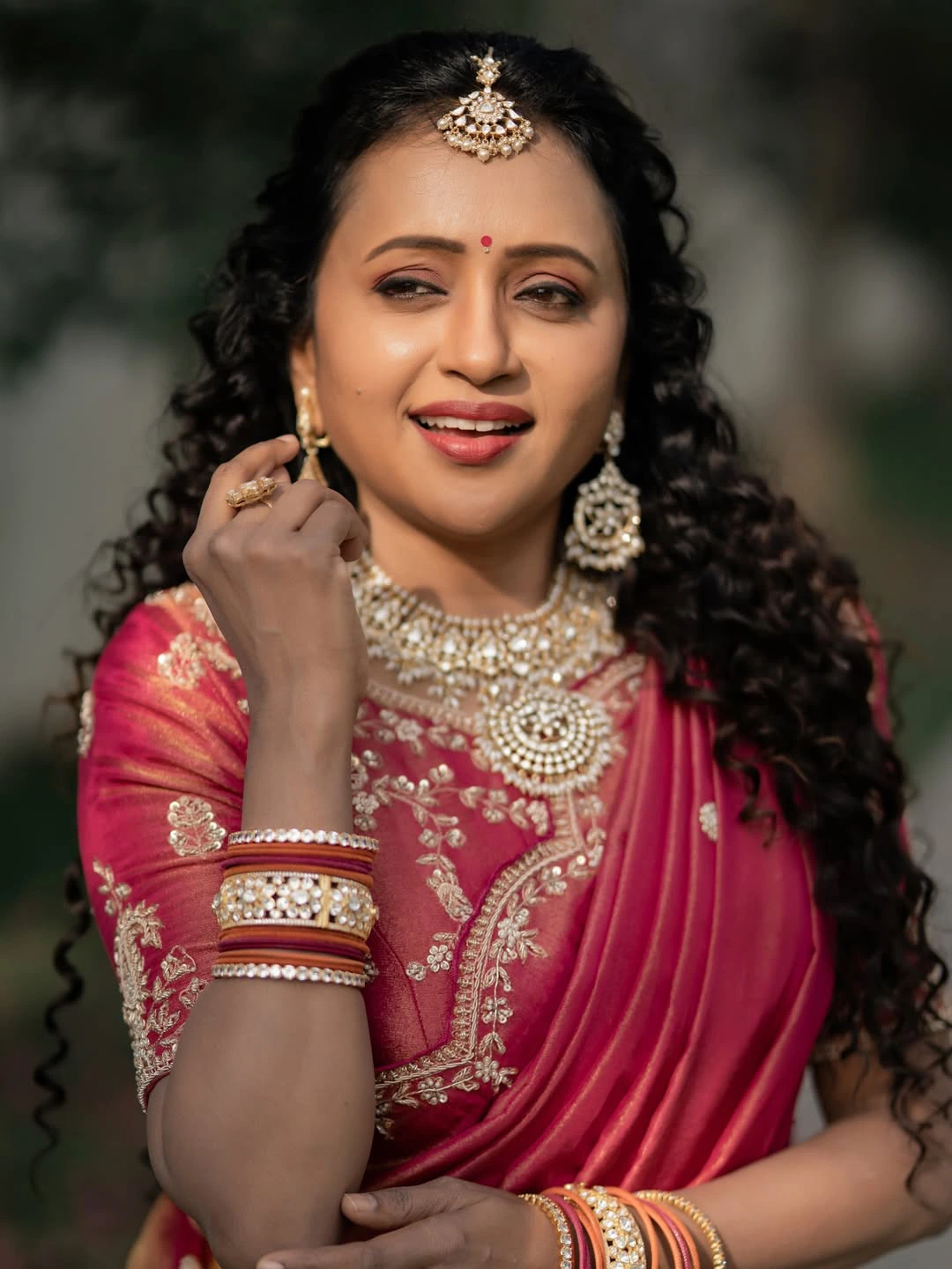 Suma Kanakala Latest Photos in Saree