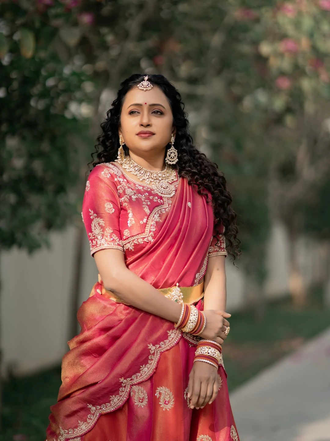 Suma Kanakala Latest Photos in Saree