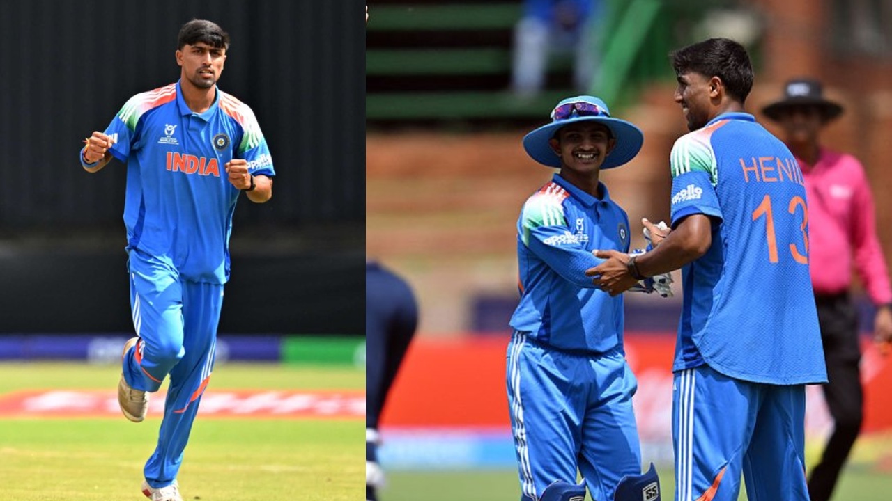 U19 World Cup 2026 : ఐదు వికెట్ల‌తో చెల‌రేగిన హెనిల్ పటేల్.. భార‌త్ ముందు స్వ‌ల్ప ల‌క్ష్యం