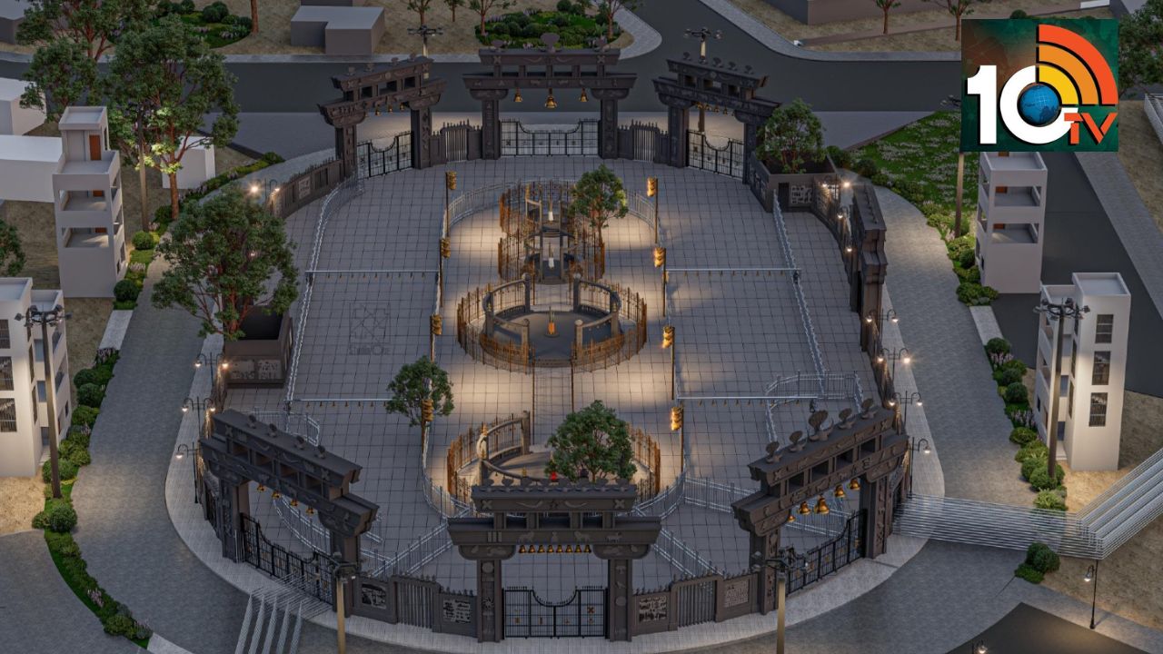 మేడారం మాస్టర్ ప్లాన్.. ఆధ్యాత్మికత ఉట్టిపడేలా.. ఫొటోలు చూడండి..