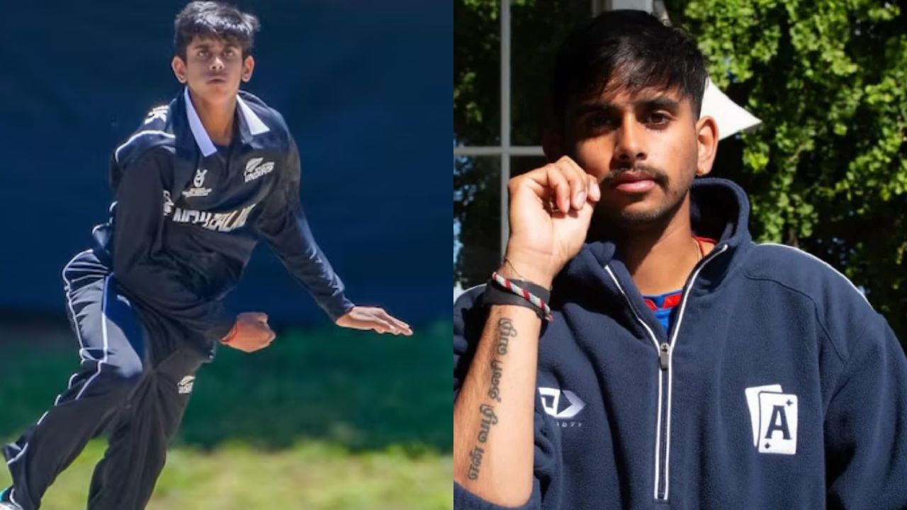 ఎవరీ ఆదిత్య అశోక్? న్యూజిలాండ్‌ జట్టులో ఆడుతున్నాడేంటి? అతడి చేతిపై “నా దారి రహదారి” టాటూ..
